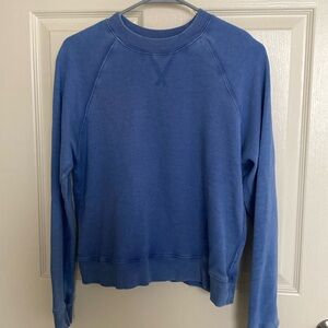 Blue crew neck sweatshirt size medium
